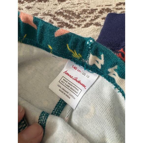 Hanna Andersson PJ Bottoms Pants Christmas Tree 160 cm - Picture 3 of 5